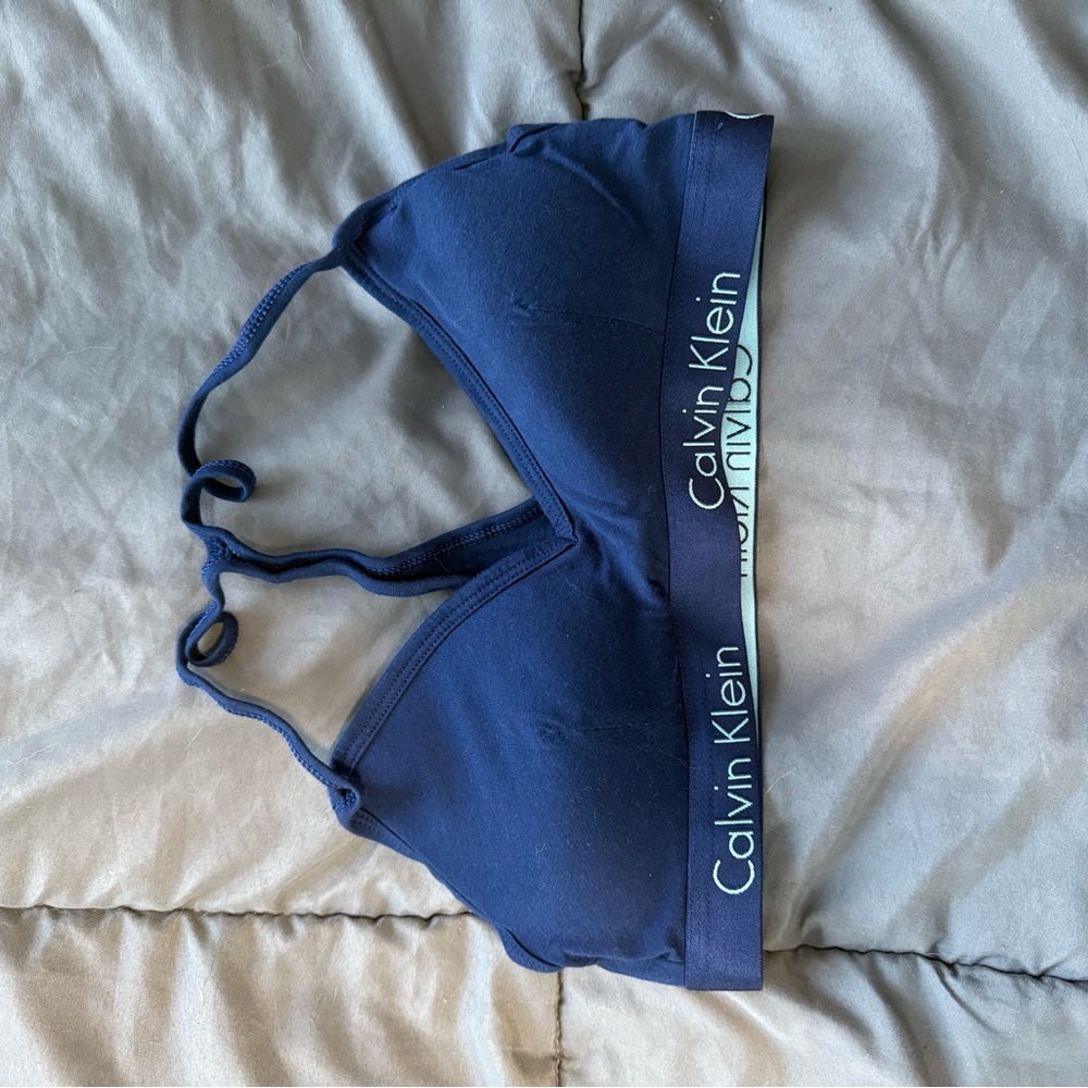 Calvin Klein Navy Blue Bra
